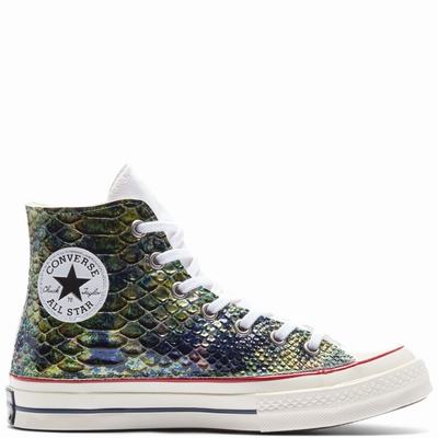 Női Converse Snake Chuck 70 Magasszárú Cipő CO8423610 Zöld